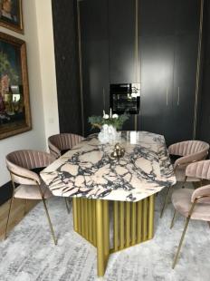 Столешница из мрамора Калакатта Пинк / Calacatta Pink