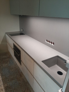 Столешница из кварцевого агломерата Technistone Gobi Grey